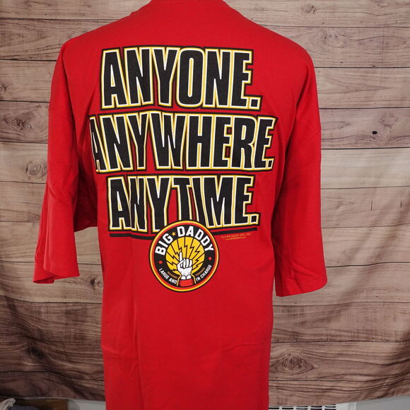 VINTAGE DEADSTOCK BIG DADDY GEAR SHORT SLEEVE RED T-SHIRT SZ 2XL NEW! 00s Y2K - Picture 4 of 8